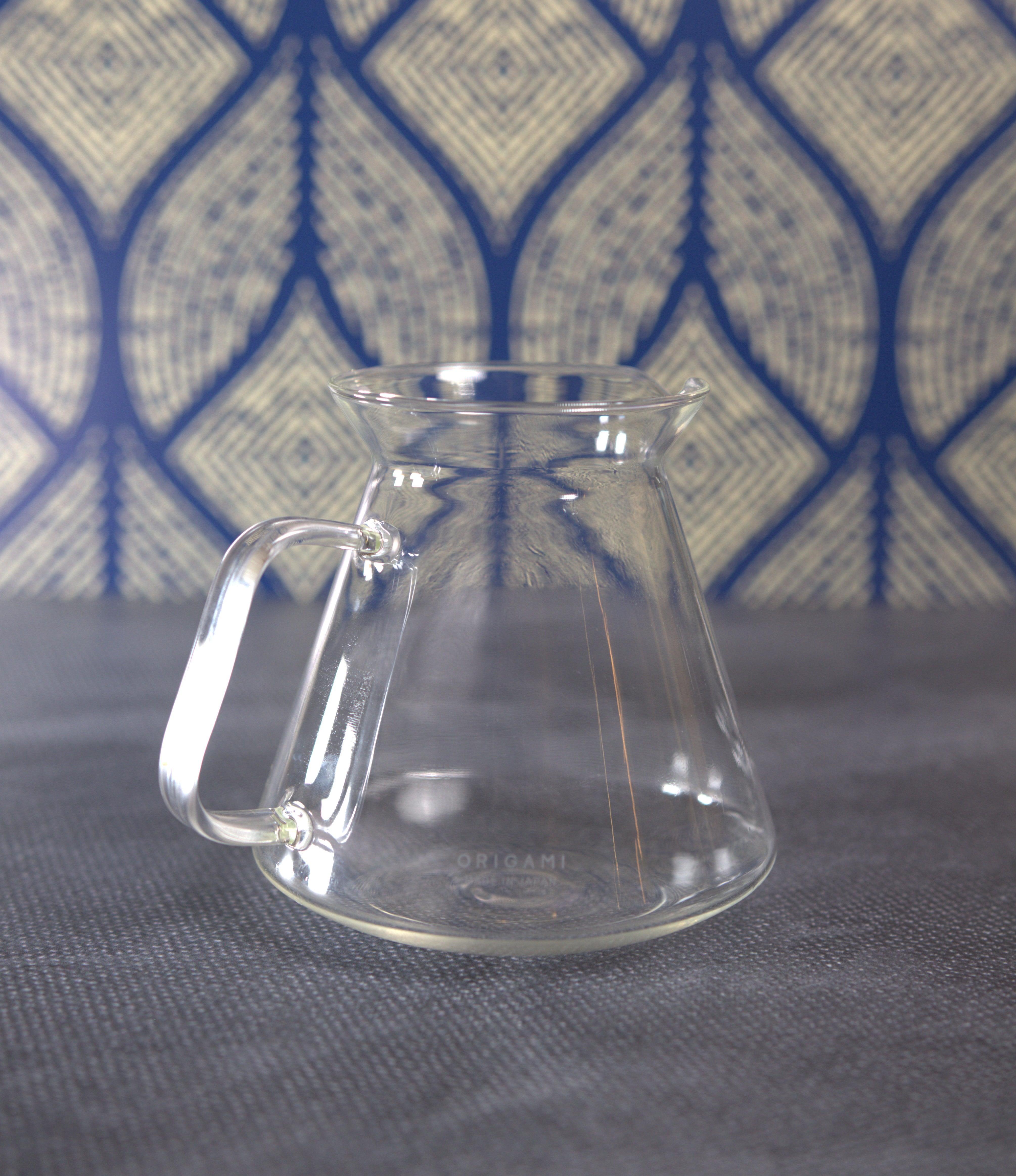 ORIGAMI Glass Server – Sacred Beans Coffee